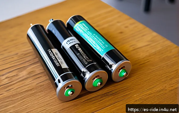 승용완구 충전식 배터리 - A detailed close-up of three types of rechargeable batteries for children's electric cars—lead-acid,...